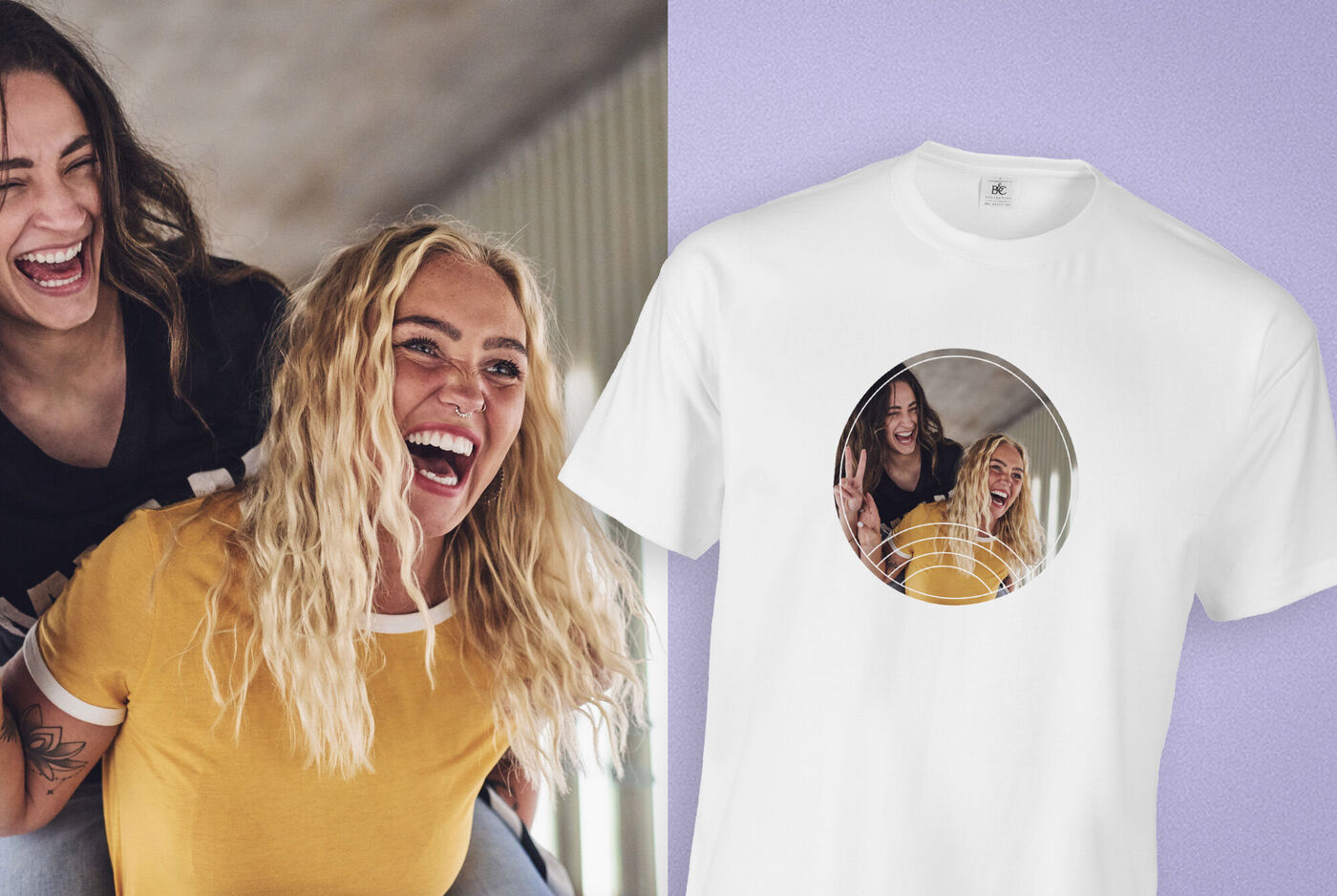 T-shirt con foto
